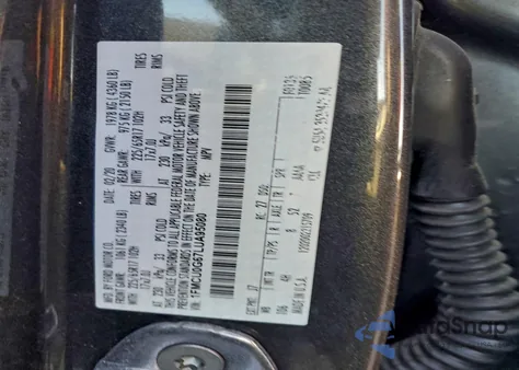 2020 Ford Escape Se z USA, uszkodzony, nr VIN 1FMCU0G67LUA95080